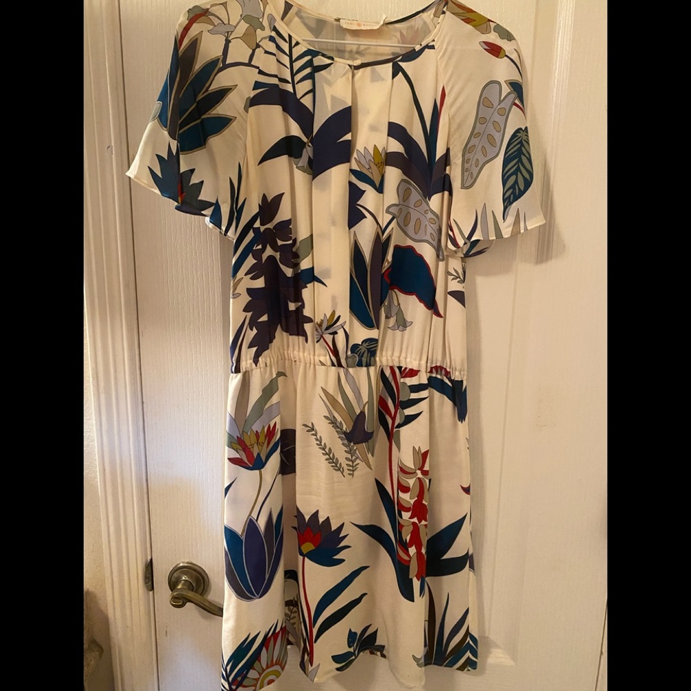 ✨ Tory Burch Size 2 Anatolie Dress New Ivory Utopia